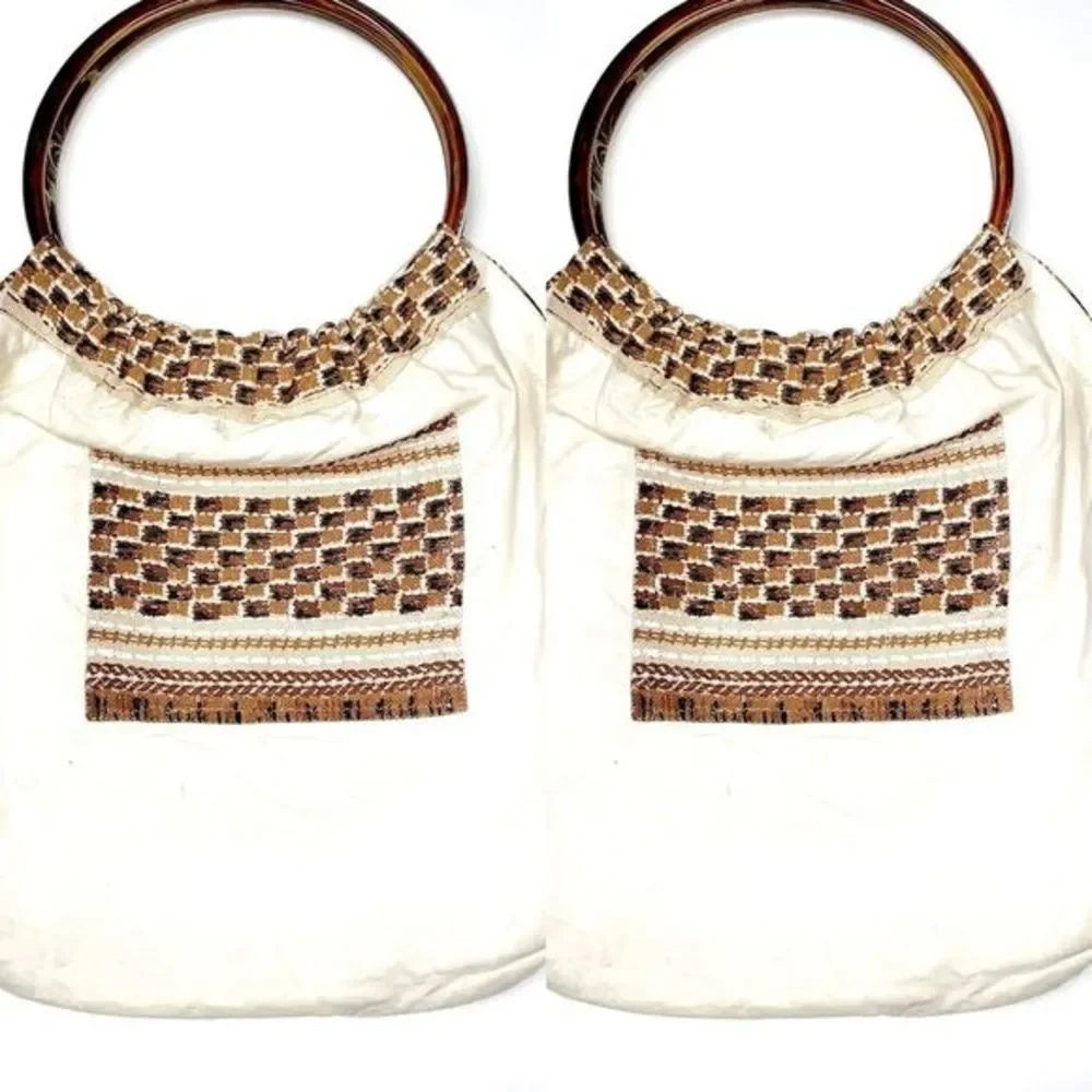 reversible handmade boho bag